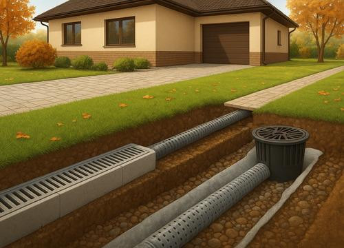 Осенний уход за дренажом: что нужно проверить перед морозами