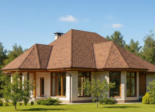 Как выбрать цвет гибкой черепицы: влияние оттенка на температуру крыши?