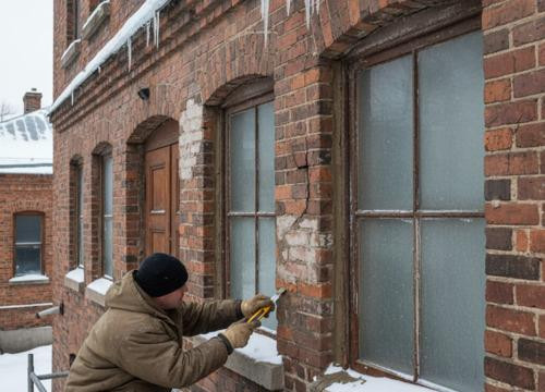 Что делать, если после морозов потёк герметик или отслоился утеплитель?