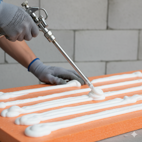 Клей-пена в утеплении: как правильно приклеивать XPS и минвату