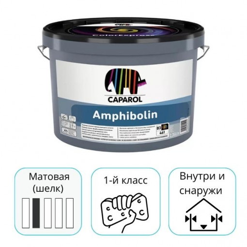 Краска Caparol Amphibolin E.L.F База 3 прозрачная 2,35 л