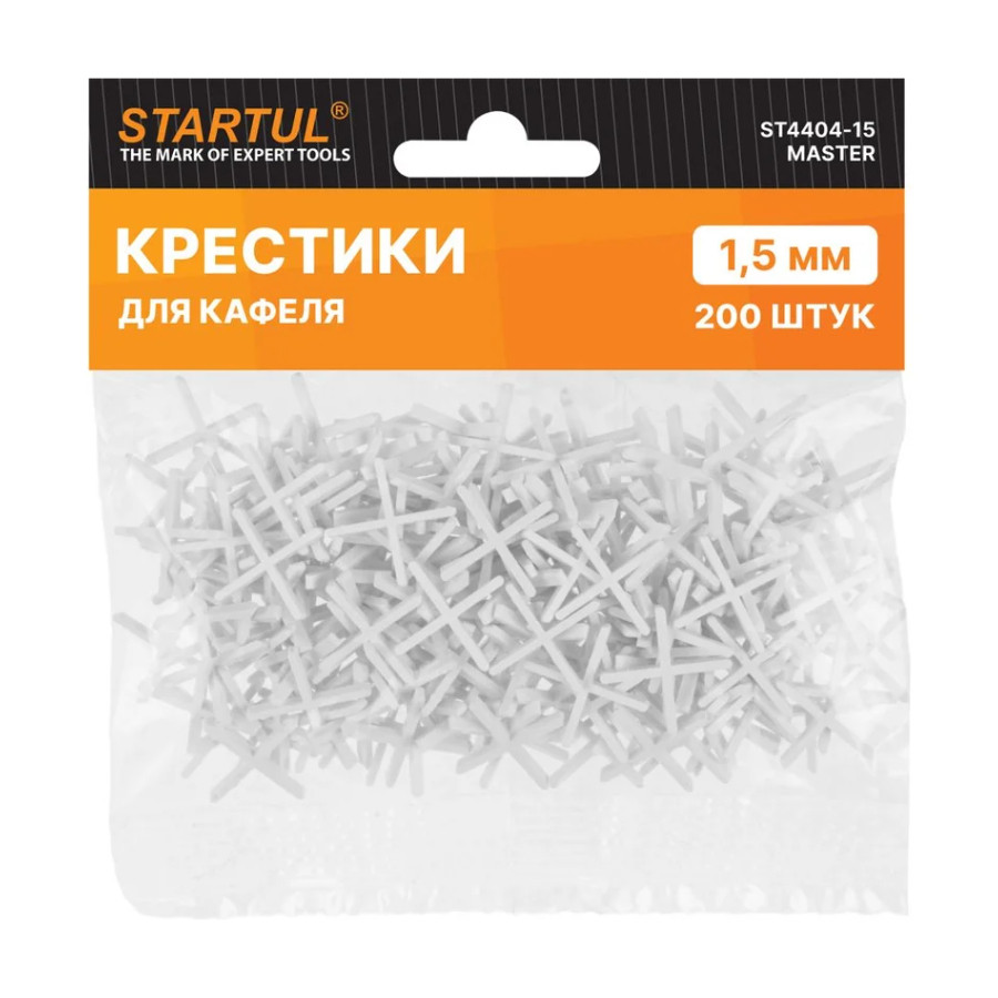 Крестики для плитки 1,5 мм STARTUL MASTER 200 шт
