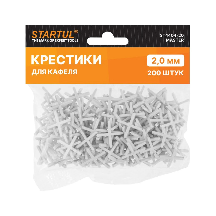 Крестики для плитки 2 мм STARTUL MASTER 200 шт