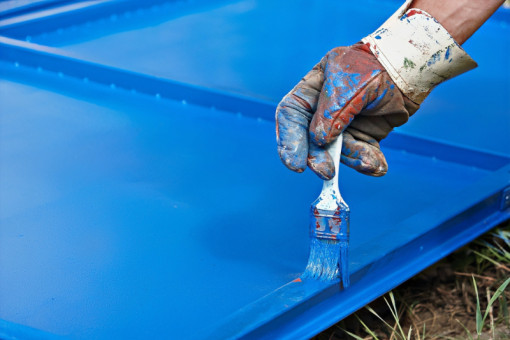 Грунт-эмаль MAV BELAKOR 15 голубой 2,4 л прямо по ржавчине 3 в 1