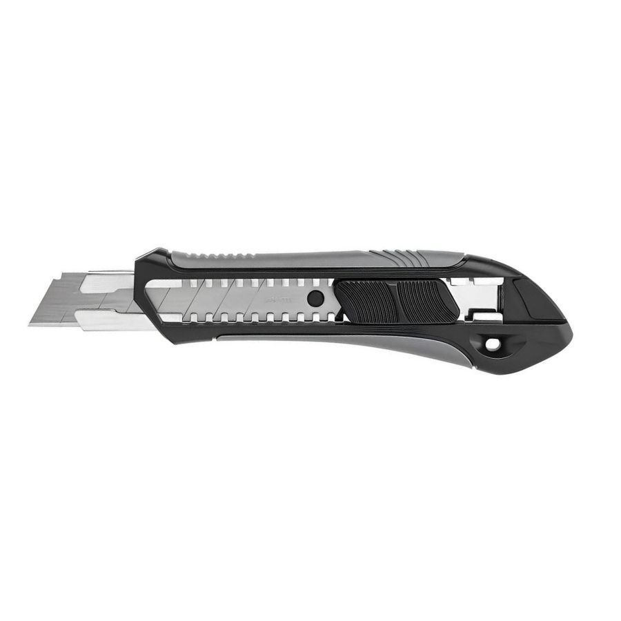 Нож канцелярский выдвижной 18 мм BLACK LINE STARTUL (ST0925)