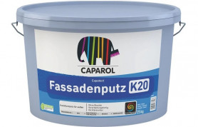 Штукатурка Caparol Capatect Fassadenputz K20 "Камешковая" 2 мм База 1 белая 25 кг
