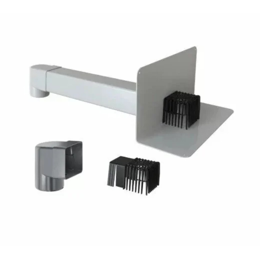 Воронка парапетная ТехноНИКОЛЬ 100х100 длиной 650 мм с отводом и листоуловителем