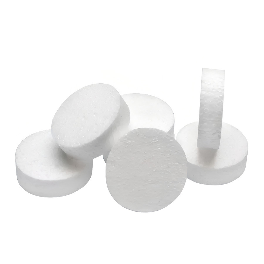 Заглушка для дюбеля из пенопласта 67х17 мм 500 шт белая