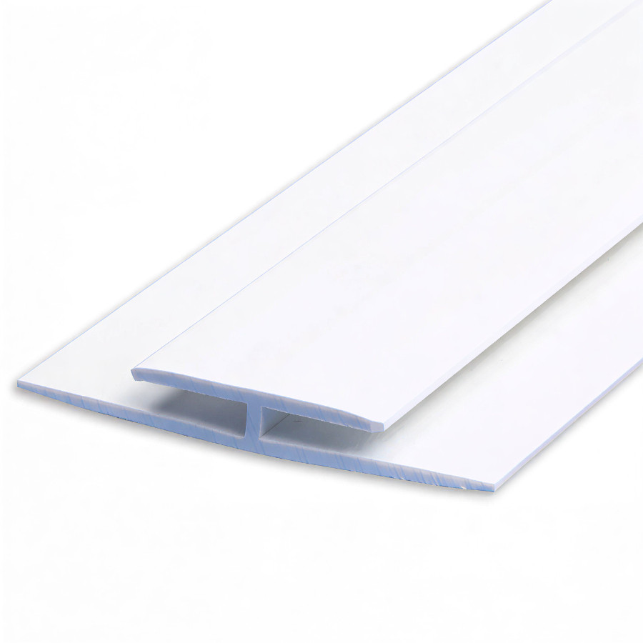Н-профиль соединительный ПВХ Европрофиль 0305 3000x48x10 мм белый