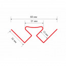 Угол внутренний для сайдинга Технониколь Оптима, вереск 3 м