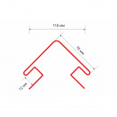 Угол наружный 75 мм для сайдинга Технониколь Оптима, вереск 3 м
