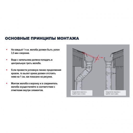 Желоб водосточный Технониколь Оптима, ПВХ темно-коричневый 3 м