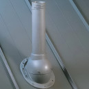 Вентиляционный выход изолированный ТехноНИКОЛЬ D125/160 серый