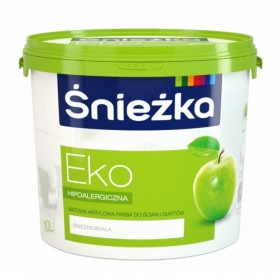 Краска Sniezka Эко белая матовая 1 л