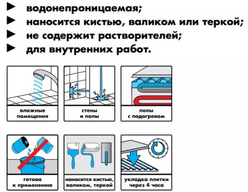 Мастика гидроизоляционная Ceresit СL 51 15 кг