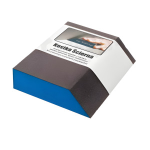 Губка абразивная шлифовальная со скошенным краем Р100 110х65х25 мм Blue Dolphin