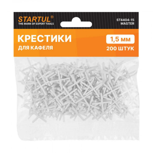 Крестики для плитки 1,5 мм STARTUL MASTER 200 шт 1