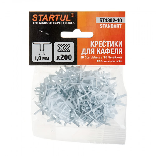 Крестики для плитки 1 мм STARTUL Standart 200 шт 1