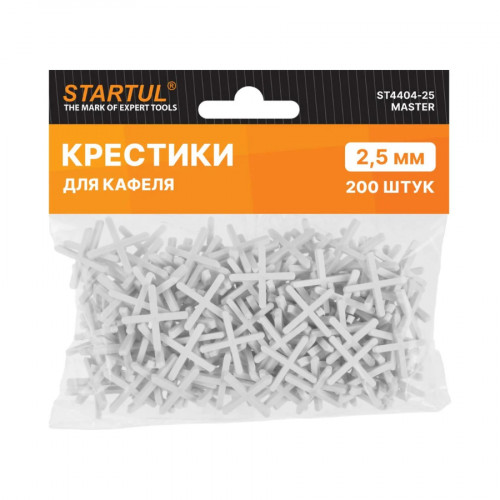 Крестики для плитки 2,5 мм STARTUL MASTER 200 шт 1