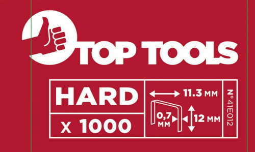 Скобы для строительного степлера 12 мм Top Tools тип J 1000 шт 3
