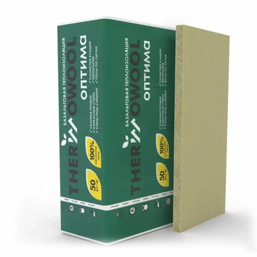 Утеплитель Изомин ThermoWool Оптима 1200х600х100 мм 2
