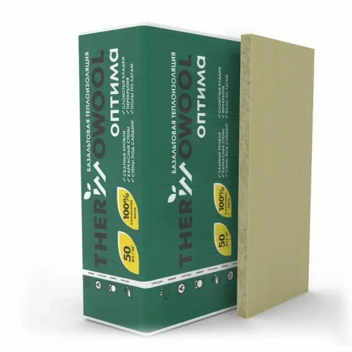 Утеплитель Изомин ThermoWool Оптима 1200х600х100 мм