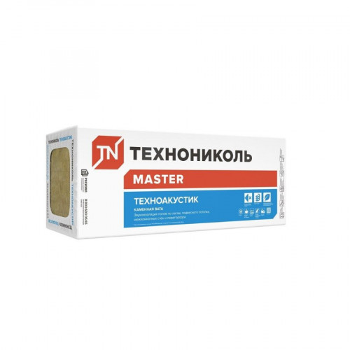 Утеплитель ТехноНИКОЛЬ ТехноАКУСТИК 1200х600х100 мм (0,432 м3) 2
