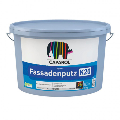 Штукатурка Caparol Capatect Fassadenputz K20 Камешковая 2 мм База 1 белая 25 кг