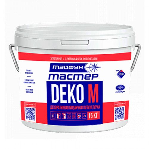 Штукатурка Тайфун Мастер DEKO M Мозаичная 15 кг 2