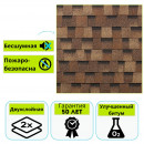 Многослойная черепица Технониколь Shinglas Кантри, Бронза 2,6 м²