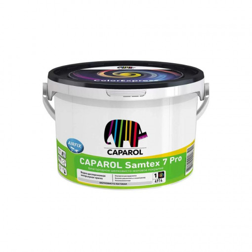 Краска Caparol Samtex 7 Pro Base 1 10 л ВД акриловая белая