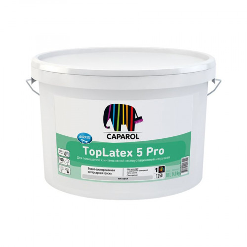 Краска Caparol TopLatex 5 Pro База 3 прозрачная 9,4 л