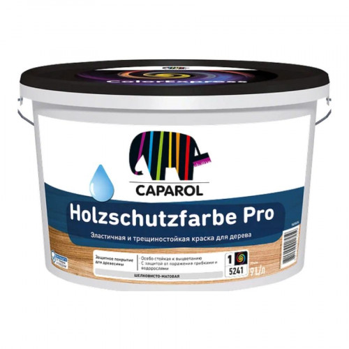 Краска акрилатная универсальная Caparol Holzschutzfarbe Pro База 3 прозрачная 8,46 л 2