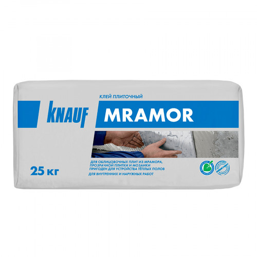 Клей плиточный белый Кнауф Мрамор 25 кг 2