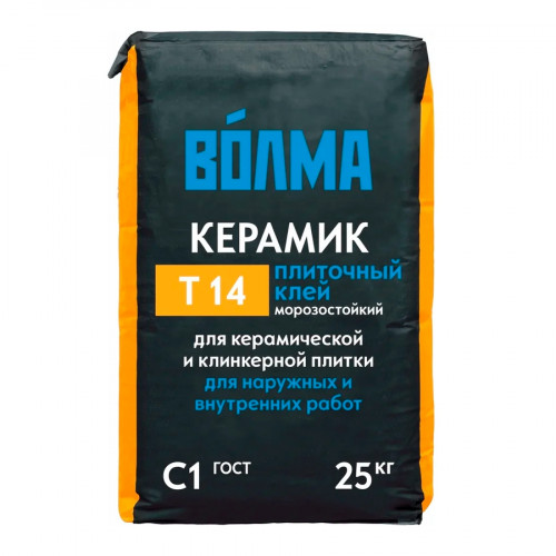 Клей для плитки Волма-Керамик 25 кг 2