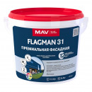 Краска MAV FLAGMAN 31 База TR прозрачная 1 л премиальная фасадная