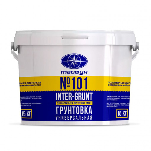 Грунтовка Inter-grunt Тайфун Мастер №101 15 кг