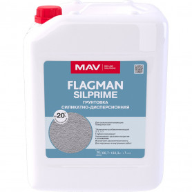 Грунтовка MAV FLAGMAN SILPRIME силикатно-дисперсионная 10 л