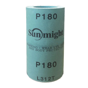 Наждачная бумага на пленке в рулоне 115 мм х 5 м P180 SunMight