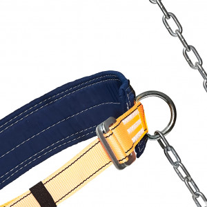 Монтажный страховочный  пояс УП-1 + строп с цепью L