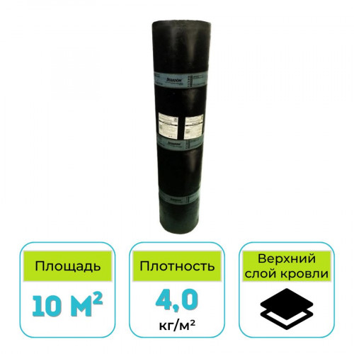 Материал кровельный ТехноНИКОЛЬ Элакром ТКП-4,0 10 м2 сланец серый 1