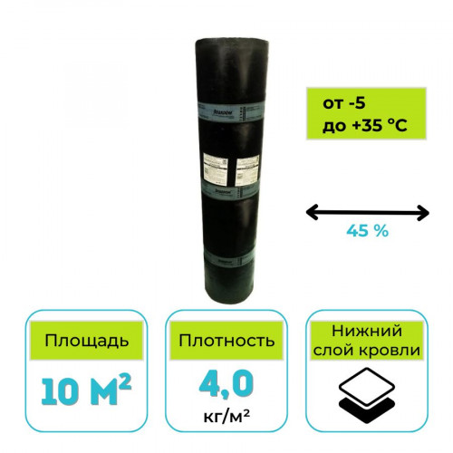 Материал кровельный ТехноНИКОЛЬ Элакром ЭПП-4,0 10 м2 1