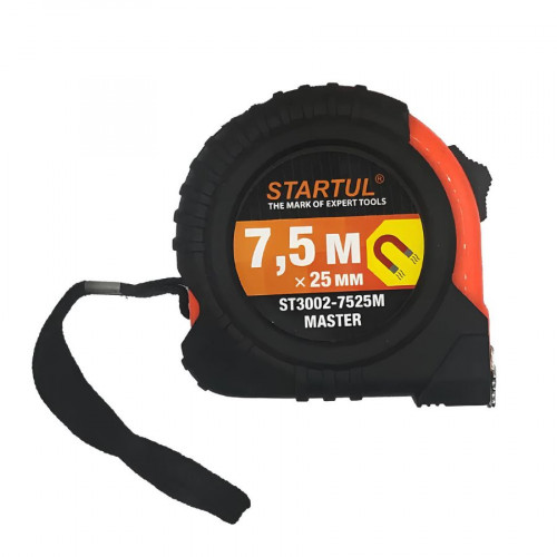 Рулетка измерительная 7,5 м х 25 мм STARTUL MASTER с магнитом (ST3002-7525M) 1