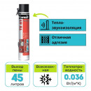 Пена монтажная бытовая Ceresit TS 61 750 мл полиуретановая