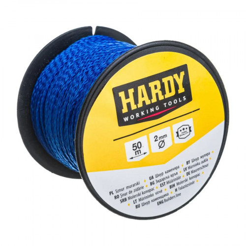 Шнур каменщика 2 мм x 50 м HARDY (0720-360520) 1