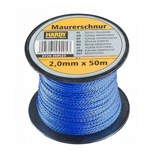 Шнур каменщика 2 мм x 50 м HARDY (0720-360520) 3