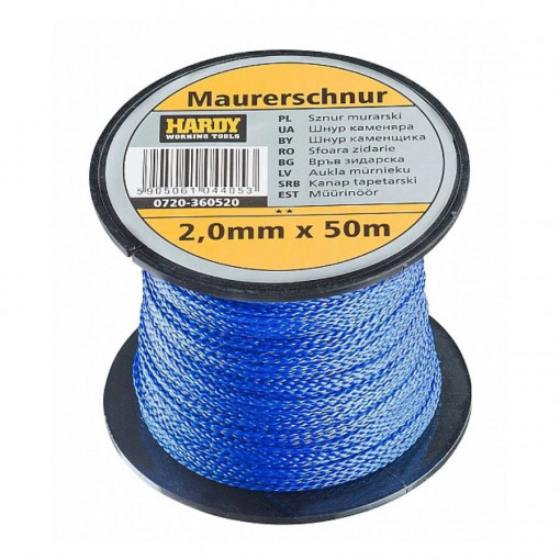 Шнур каменщика 2 мм x 50 м HARDY (0720-360520)