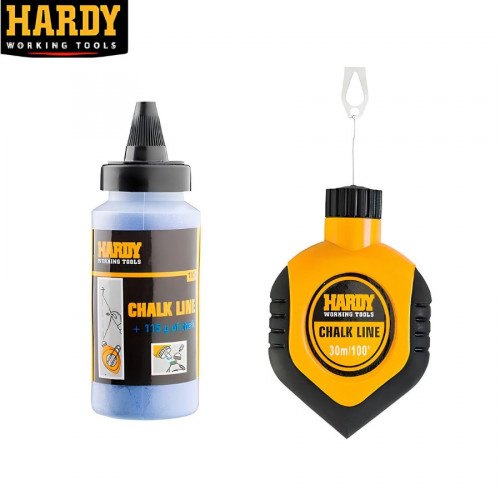 Шнур разметочный 30м с мелом Hardy (0720-333000)