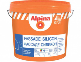 Краска Alpina EXPERT Fassade Silicon База 3 прозрачная 9,4 л