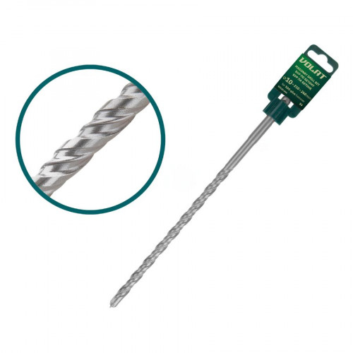 Бур (сверло) 10х210х260мм SDS-plus S4 ВОЛАТ (82110-260) 1